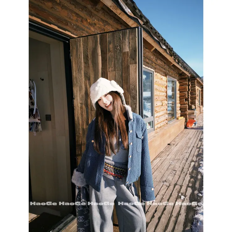 浩哥严选●外套预HGD5WT5465A百搭休闲宽松秋冬时尚短款日常设计款