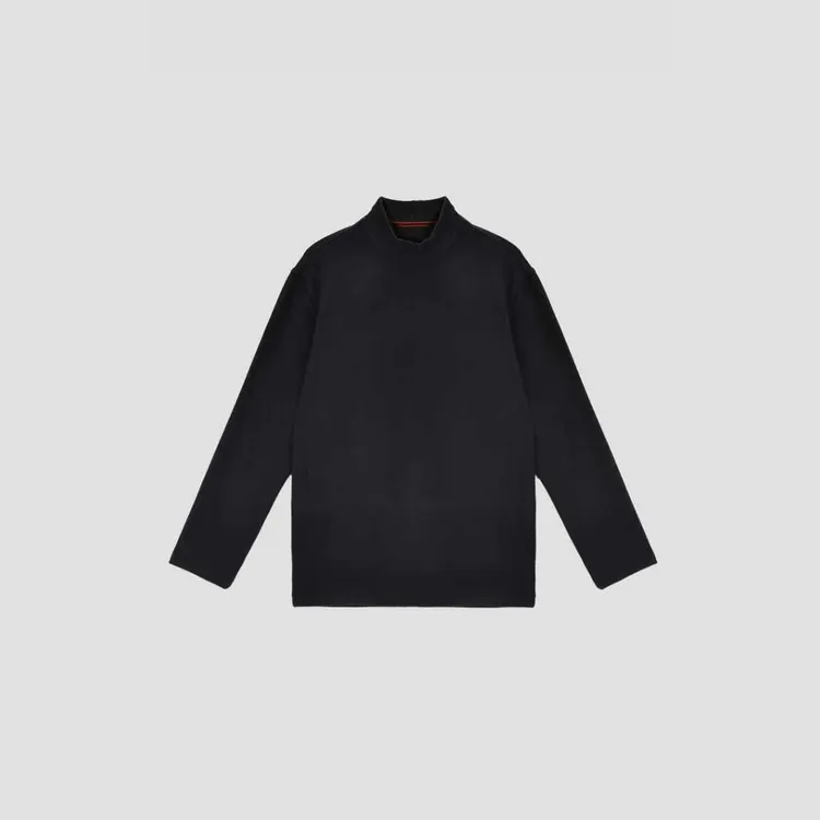 UOAN｜男士 半高领通用无性别极简风德绒长袖打底T恤1698