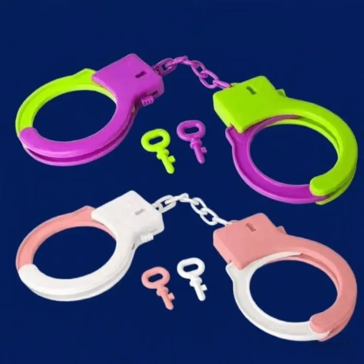 黑猫警长儿童玩具迷你小学生手铐礼物网红萝卜萌趣创意解压玩具
