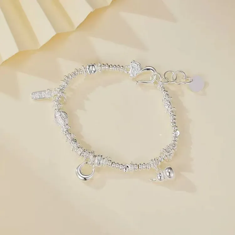 999.9多宝小胖福葫芦锦鲤上上签挂饰盘缠银手链