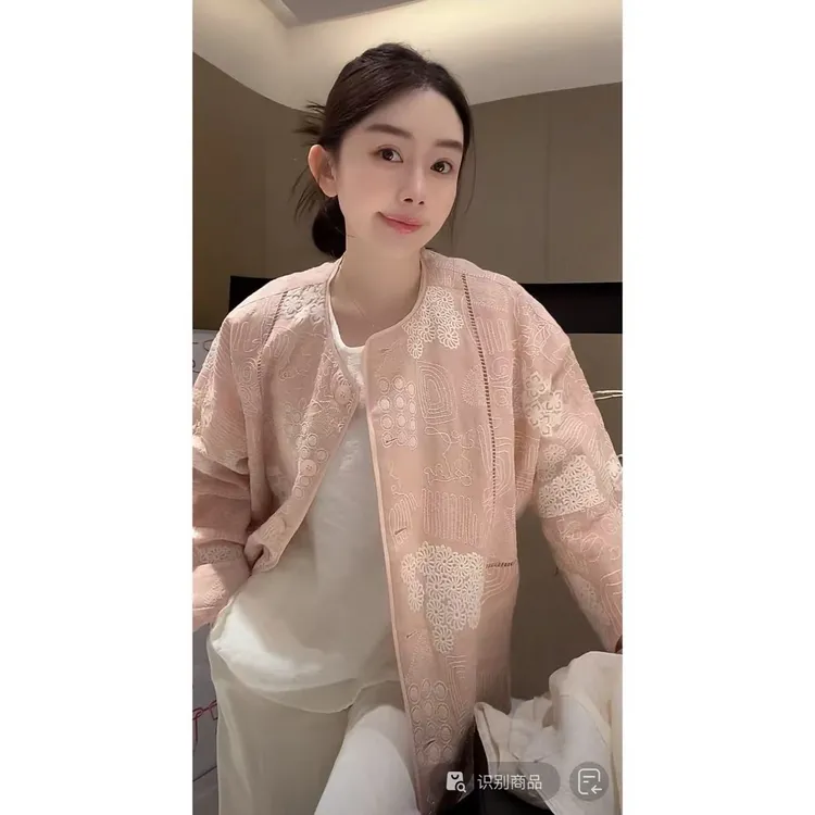 ZHUIMU.【花开时节】新中式国风气质刺绣上衣外套ZM8557