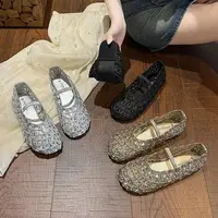 夏休闲款法式女新款百搭软底豆豆鞋单鞋2727(脚宽脚胖拍大一码)
