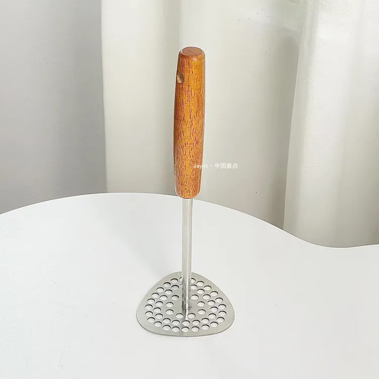 嘉点花梨木304钢土豆泥压辅食神器捣碎碾压工具家用加厚