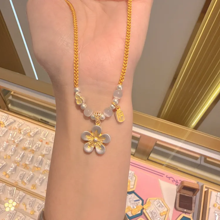 吊坠足银 坠链小清新轻奢气质