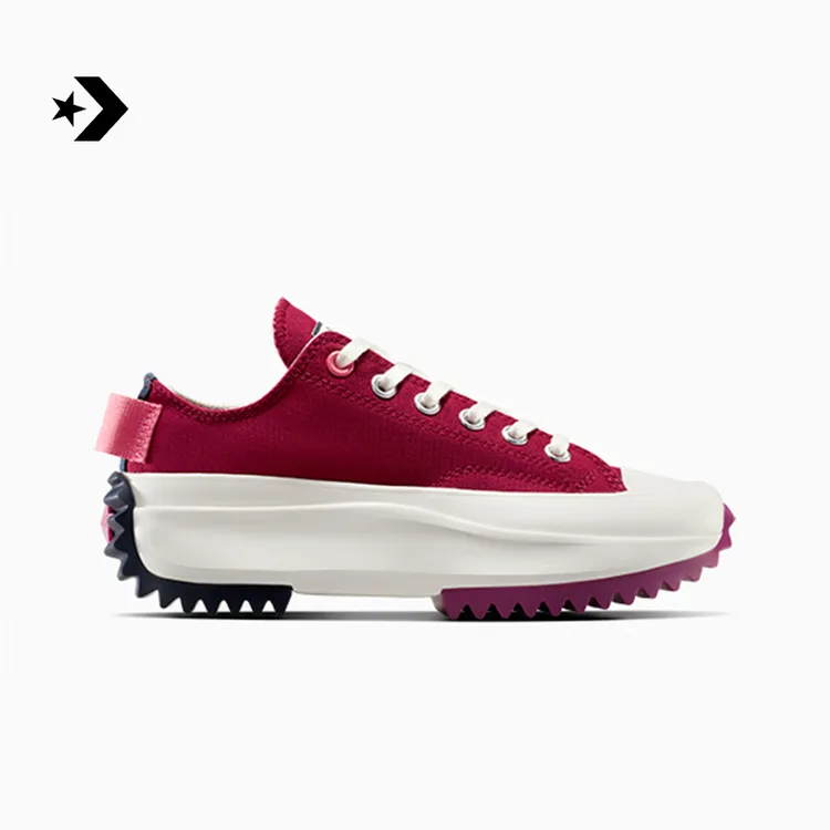 【流星厚底鞋】匡威RunStarHike春季新品撞色休闲运动鞋红色A14272C