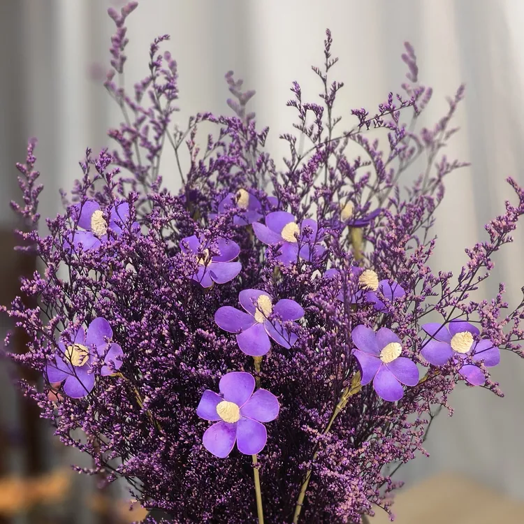 【紫气东来】风干干花花束用于客厅装饰