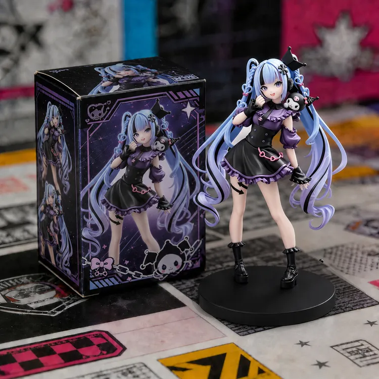 库洛米初音未来 动漫潮玩生日礼物桌面周边手办模型摆件雕像