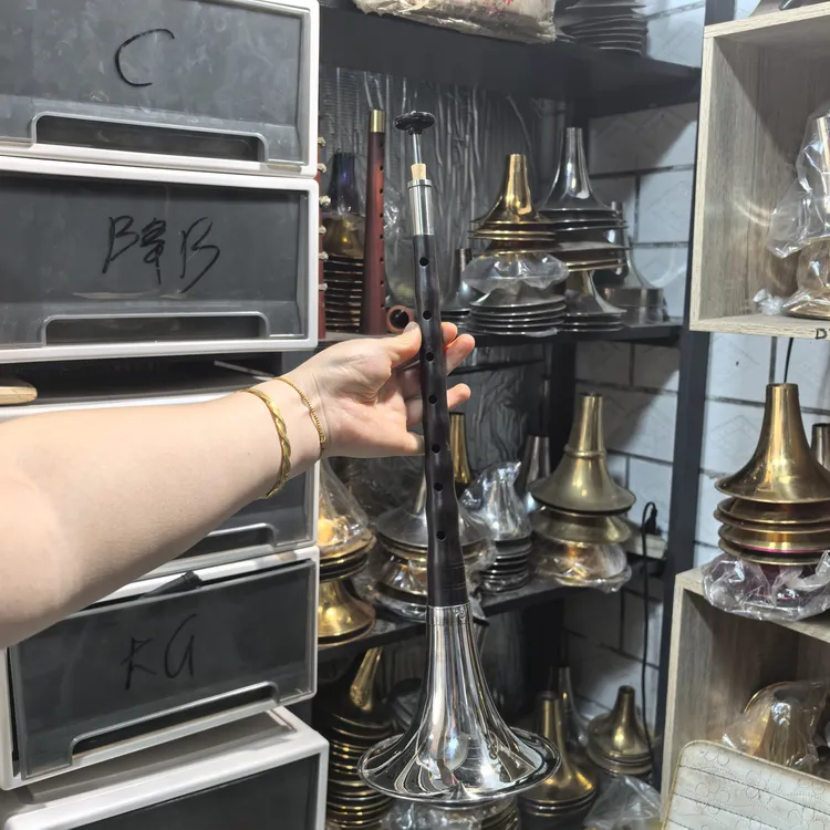 黑檀木加长箍民间大堂口降B调唢呐唢呐杆子唢呐乐器民间唢呐练手