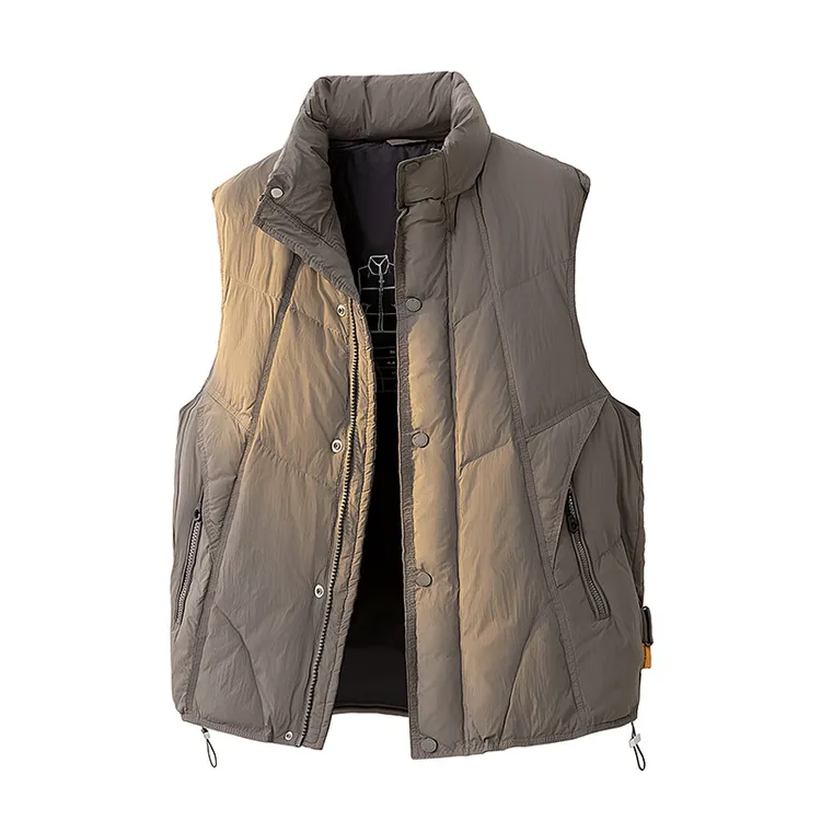 仓石一树2025秋冬季羽绒棉马甲男女同款潮牌坎肩马甲羽绒棉服外套