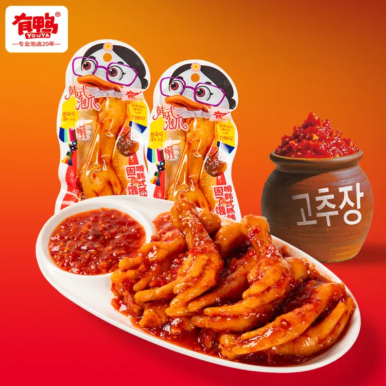 韩式泡爪甜辣脆爽解馋鸡爪夜宵宿舍办公室校园零食