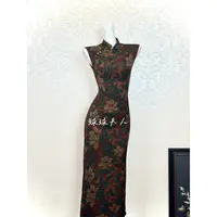 球球夫人丨秋枫）125cm早秋新品双层后拉链显白显气质清冷感旗袍