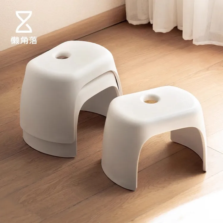 懒角落小凳子家用矮凳小板凳儿童塑料椅子门口进门换鞋凳踩脚凳子