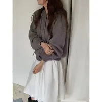 ER.XIN-’连帽毛衣‘-连帽设计韩系女主毛衣开衫 简约大方质感好