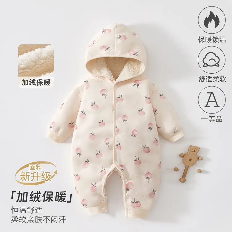 婴儿秋季衣服长袖连体衣a类宝宝衣服保暖外出爬爬服 安阳婴童装