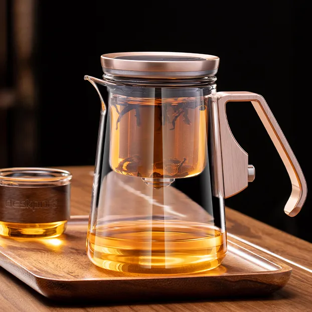 顶壶高档冲茶器茶水分离泡茶神器磁吸耐热泡茶壶过滤茶具飘逸杯商品图