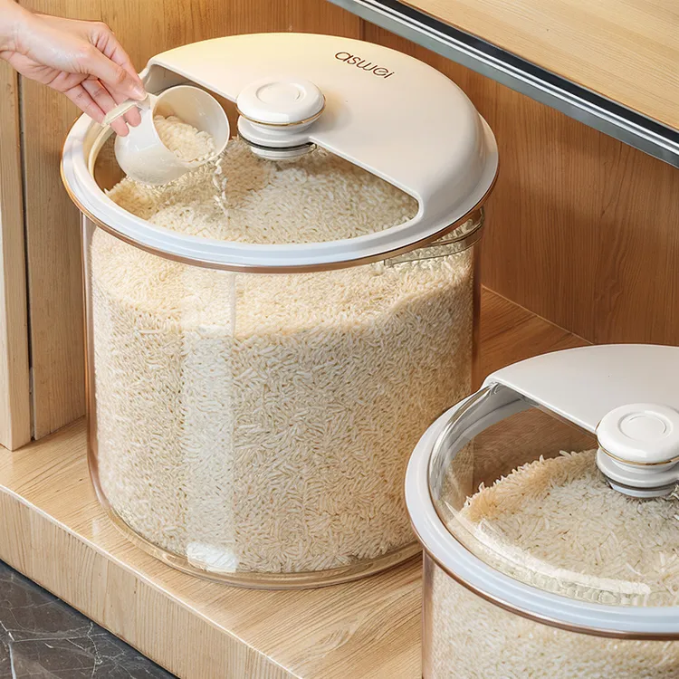 厨房家用调料防虫防潮密封米桶五谷杂粮带盖大米桶筷子笼