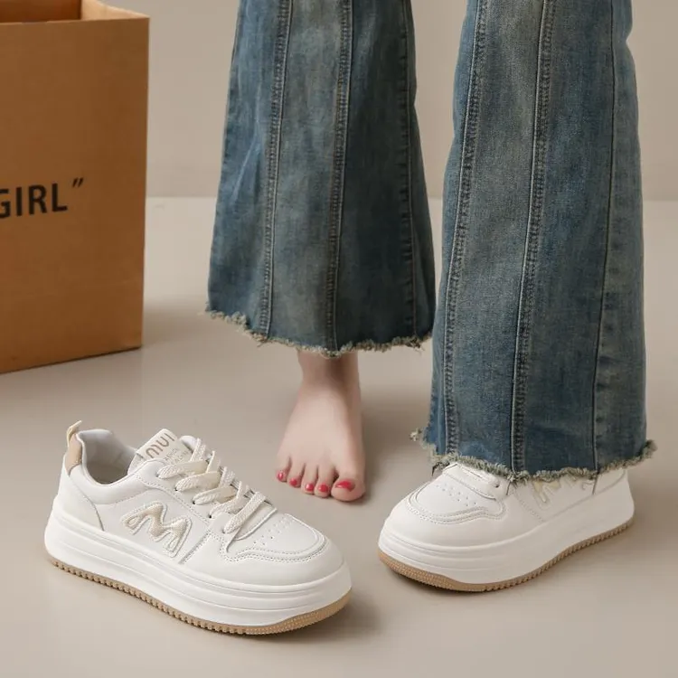 踩屎感流行小白鞋女2025春季新款爆款百搭休闲板鞋轻便软底运动鞋