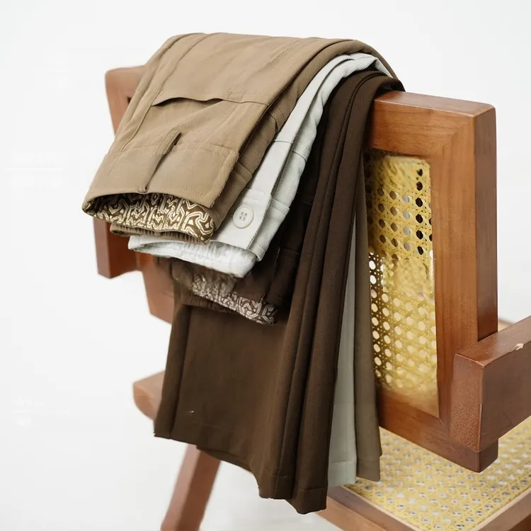 【运费补贴】垂感抗皱藏肉高腰显瘦百搭窄版阔腿镰刀裤Y8186直筒