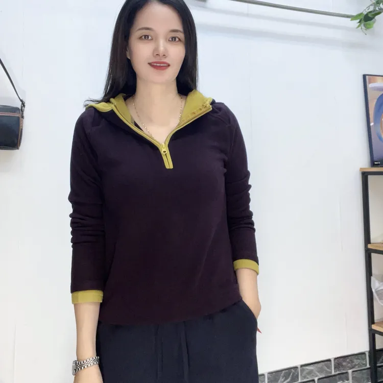 秋冬新款双面绒上衣706