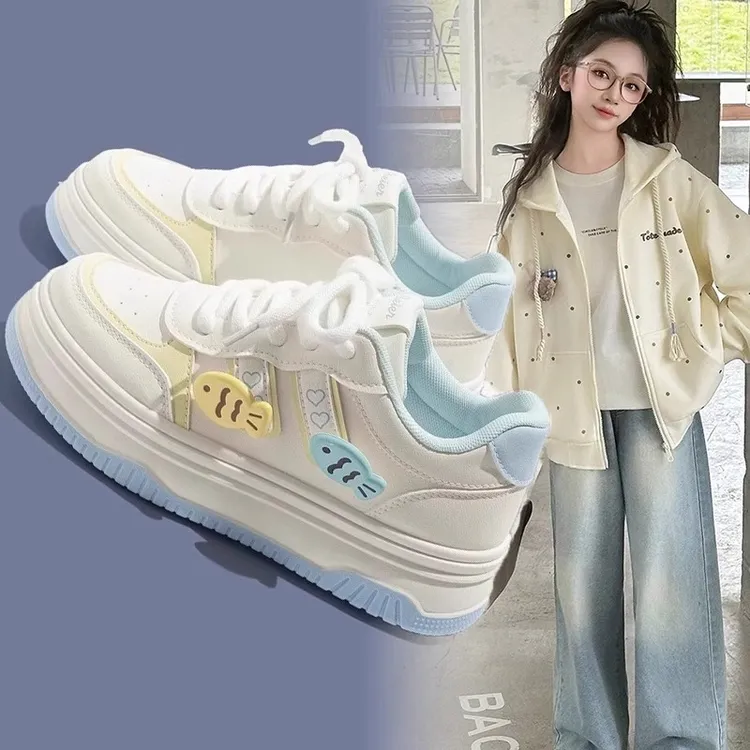 女童鞋子2025年春夏新款儿童网面运动鞋中大童休闲板鞋女孩小白鞋