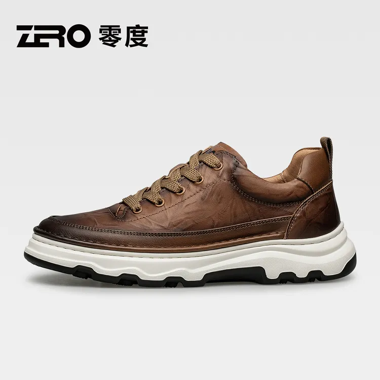ZRO零度男士青春潮流纯色休闲春秋休闲鞋户外复古男士休闲鞋53719