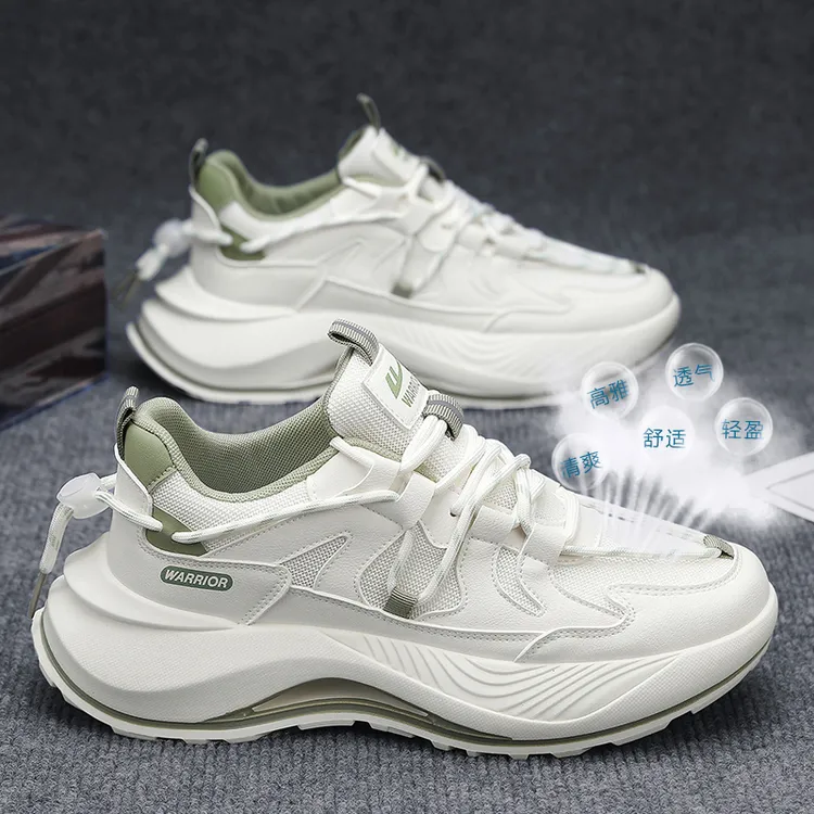 回力男鞋2025夏季新款潮流网面运动休闲鞋子男士厚底增高老爹潮鞋