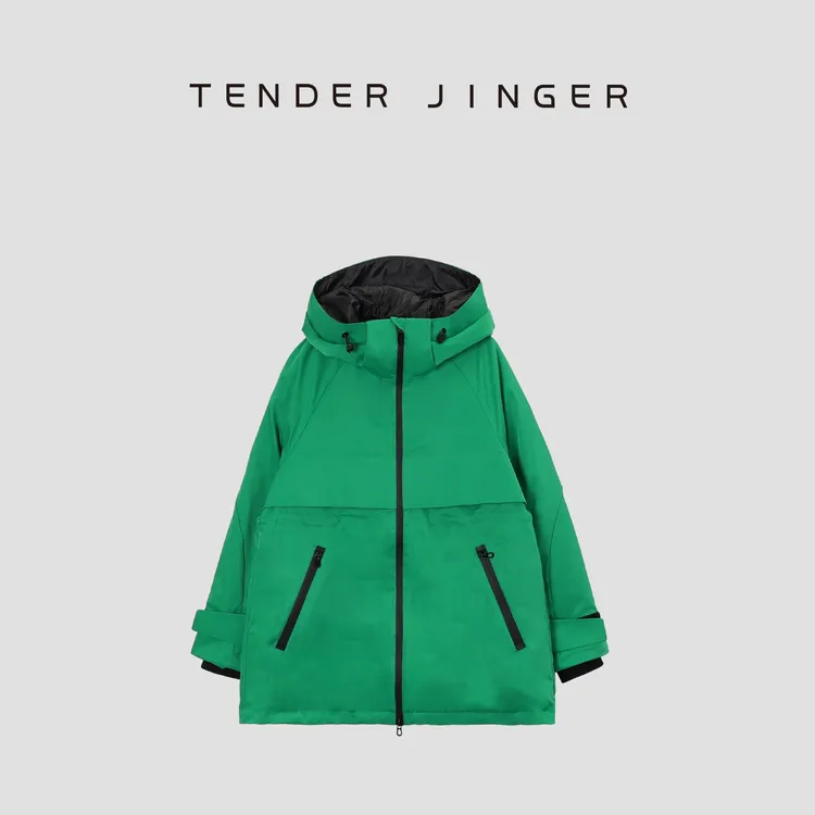 【黑标】女宽松阔版户外工装鹅绒外套T44FRX774X