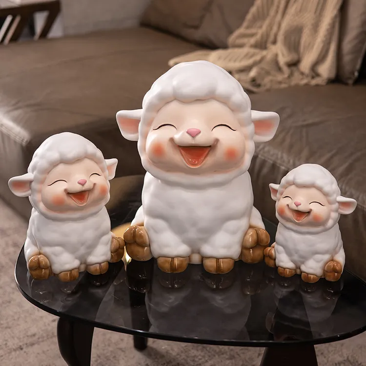 2025新款可爱小羊存钱罐只进不出储蓄罐儿童储钱罐男女孩生日礼物