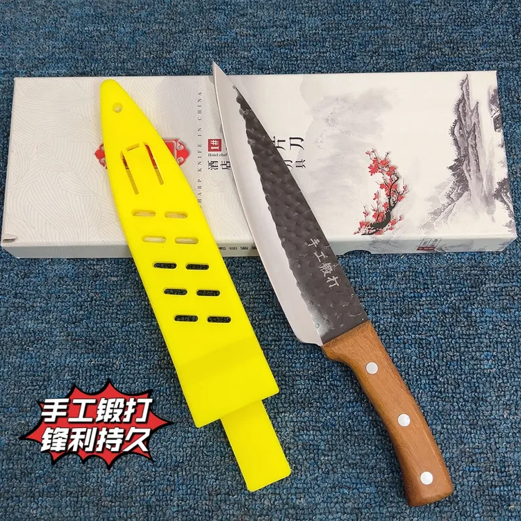 纯手工锻打厨师屠宰刀剔骨刀杀猪刀分割刀刮毛刀割肉切肉锋利持久