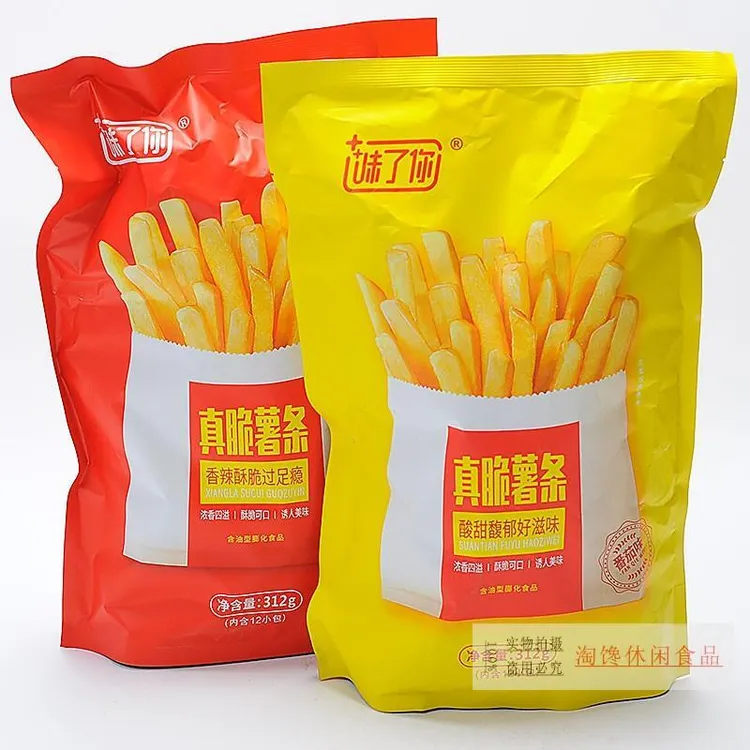 味了你真脆薯条香辣酸甜口味酥脆可口大包装儿时怀旧休闲膨化食品