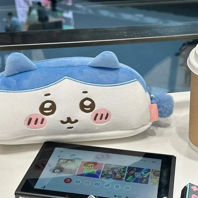 卡通可爱chiikawa笔袋乌萨奇小八吉伊卡哇大容量笔袋高颜值ins初