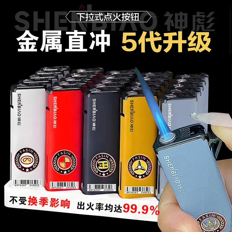 2025新款创意家庭用品金属防风打火机户外日常送男友礼品定制批发