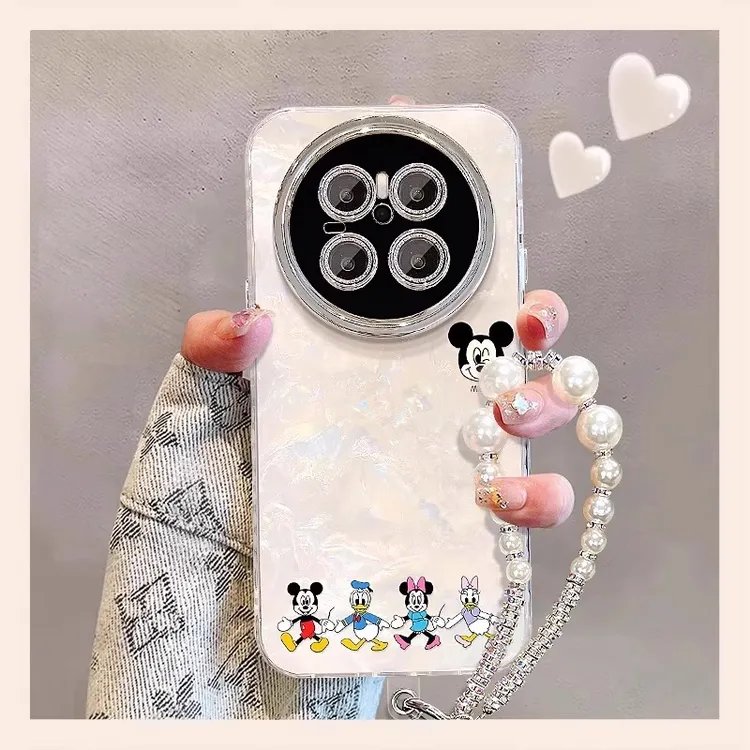 卡通米奇适用华为mate70pro手机壳新款mate60pro保护套防摔pura80