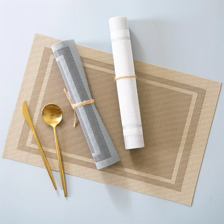 隔热垫欧式餐桌垫西餐垫轻奢防水防滑防油防烫垫餐盘杯垫碗垫简约