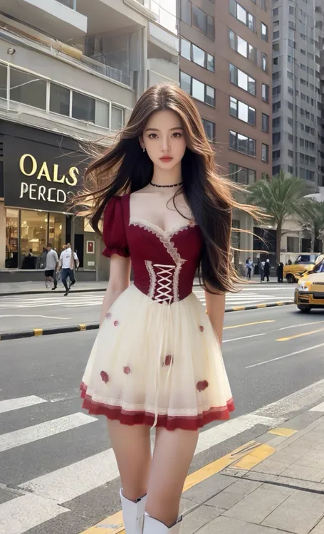 时尚气质显瘦红色别致设计感连衣裙女小众高级气质百搭氛围感穿搭
