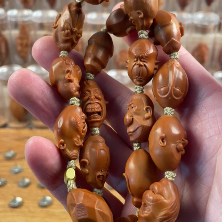 橄榄核1.5怪脸十八罗汉手持