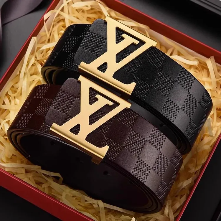 真皮男士高级腰带第一层牛皮光滑扣商务休闲裤腰带男友礼物纯牛皮