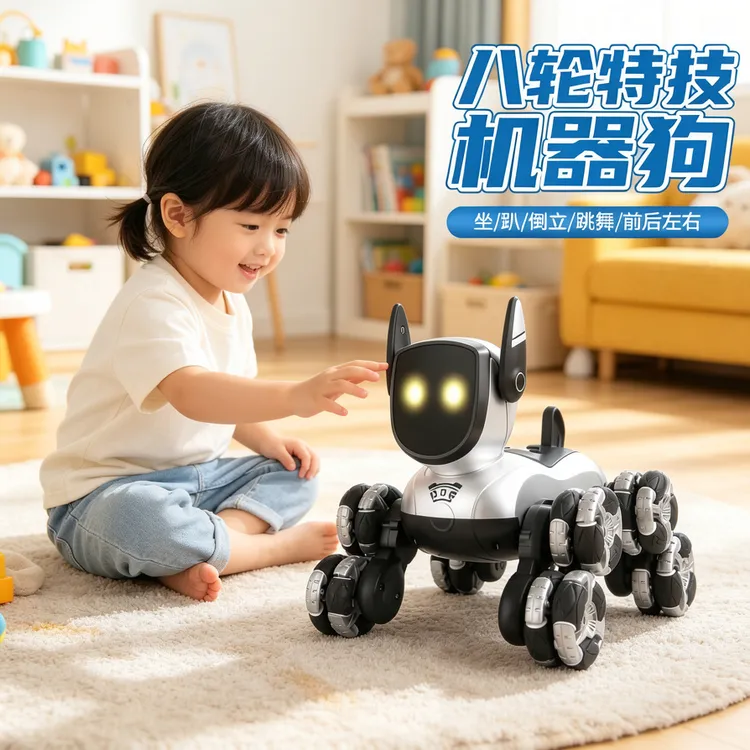 3-6岁新款儿童玩具益智智能机器狗感应儿童节礼物遥控车宝宝早教商品图