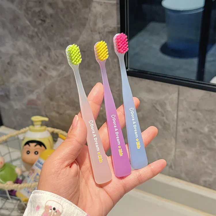 DoraADream布丁儿童乳牙刷训练3到6-12岁软毛抗菌换牙期防蛀护龈Z