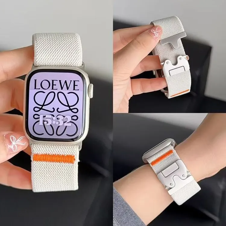 【降落伞扣】适用小米手环9pro表带尼龙轻薄透气8pro红米watch4/5