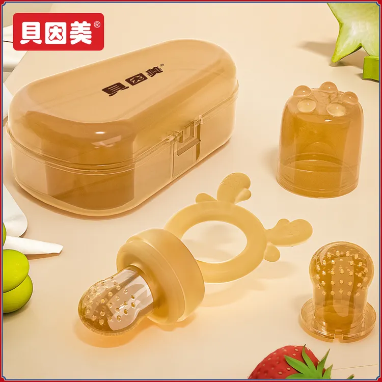 BEINGMATE/贝因美果汁乐婴幼儿辅食工具宝宝果泥咬咬袋牙胶磨牙棒