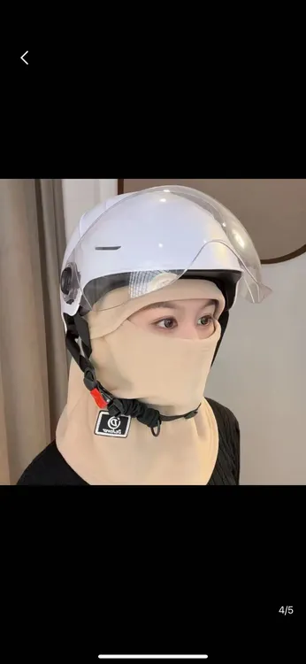 户外骑行冬季保暖抓绒面罩围脖帽子一体防寒防风护耳帽适合成年男