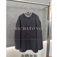 atong-【秀场lady】-2025苏丽简约设计款廓形大口袋大衣外套0921-23