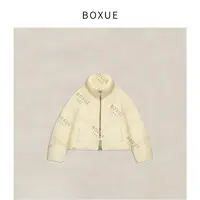 BOXUE“云月”2025秋冬保暖泡芙90白鸭绒羽绒服#251203YR7304