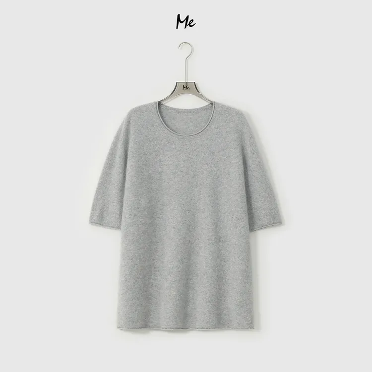 ME【云雾连衣裙】阿拉善山羊绒绵羊毛混纺巨软极简拉毛毛衣MESA3270