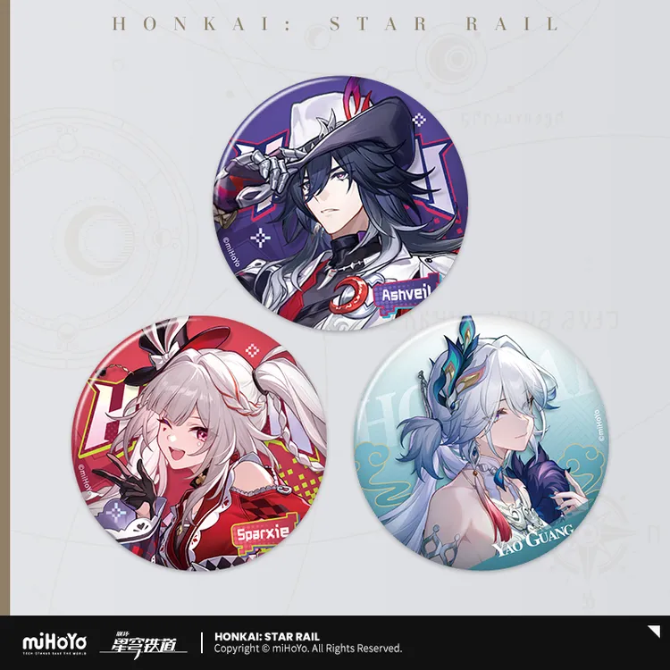 【崩坏:星穹铁道】星间旅行系列马口铁徽章第二弹
