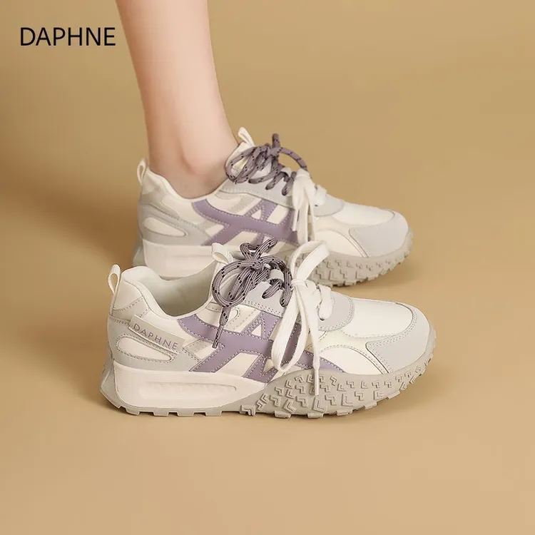达芙妮鞋子女款爆款2025新款轻便舒适软底运动德训鞋百搭休闲鞋