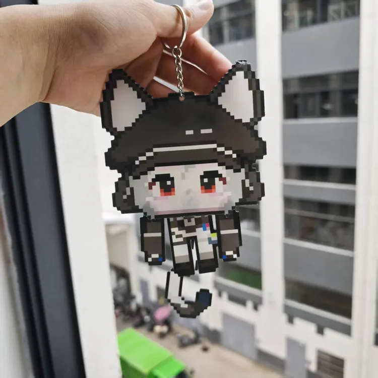 三角洲行动露娜干员亚克力摇摇乐可动包挂件