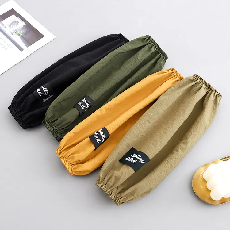 简约防泼水套袖厨房防污耐磨袖套透气餐饮做饭防油护袖防脏男女款