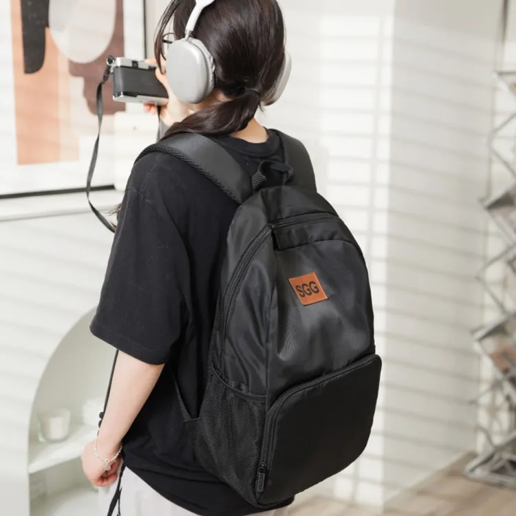 SGG防水双肩包大容量学生百搭时尚轻便